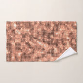 Glitterende Champagner Gouden Luxe Glitter Meisjes Bad Handdoek (Handdoek)