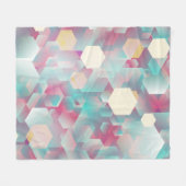  glitterende Confetti achtergrond. Fleece Deken (Voorkant (Horizontaal))