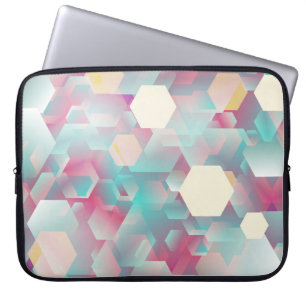  glitterende Confetti achtergrond. Laptop Sleeve