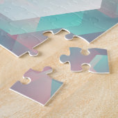  glitterende Confetti achtergrond. Legpuzzel (Zijkant)