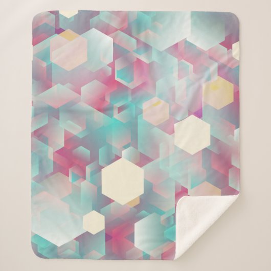  glitterende Confetti achtergrond. Sherpa Deken (Voorkant)