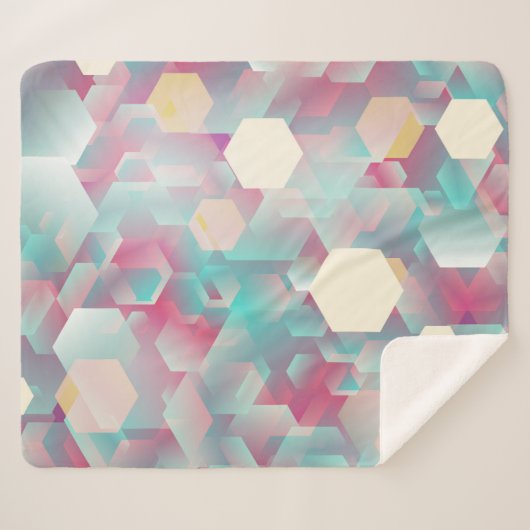  glitterende Confetti achtergrond. Sherpa Deken (Voorkant (horizontaal))