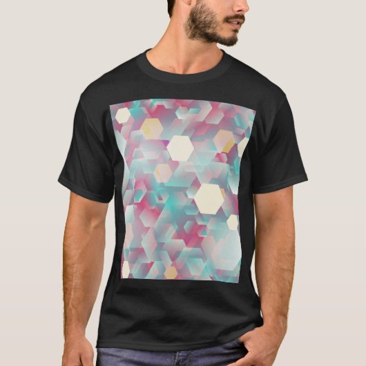  glitterende Confetti achtergrond. T-shirt (Voorkant)