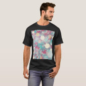  glitterende Confetti achtergrond. T-shirt (Voorkant volledig)