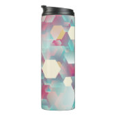  glitterende Confetti achtergrond. Thermosbeker (Geroteerd rechts)