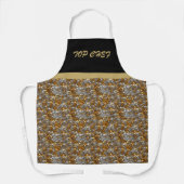 Glitterende decoratieve goud & zilver schort (Voorkant)