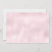 Glitterende Diamanten Roze Glitters VIP Feestje Kaart (Achterkant)