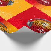 Glitterende Disco Bal Cadeaupapier