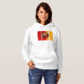 Glitterende Disco Bal Hoodie (Voorkant volledig)