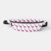 Glitterende flamingo hete roze nepsparkling heuptasje (Voorkant)