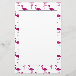 Glitterende flamingo Roze glitters glinsterend pat Briefpapier