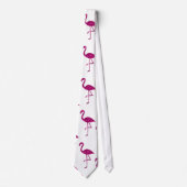 Glitterende flamingo Roze glitters glinsterend pat Stropdas (Voorkant)