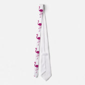 Glitterende flamingo Roze glitters glinsterend pat Stropdas (Achterkant)