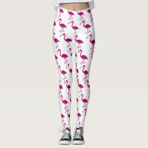 Glitterende flamingo Roze glitters patroon wit
