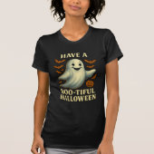 Glitterende Geest Halloween T-shirt (Voorkant)
