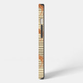 Glitterende Giraffe op Goud Folie iPhone Hoesje (Linkerkant)