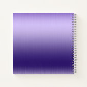 Glitterende Glamour Crown Paarse Notitieboek (Achterkant)