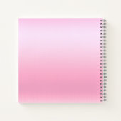 Glitterende Glamour Crown Pink Notitieboek (Achterkant)