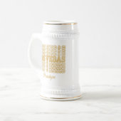 Glitterende Glamour Las Vegas Afscheid van de Meis Bierpul (Voorkant links)