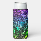 Glitterende Glamour Sequin Seltzer Blikjeskoeler (Seltzer Achterkant)