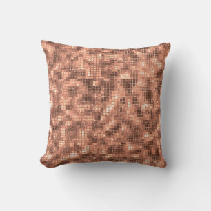 Glitterende Gouden Champagne Luxe Glans Kussen