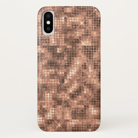 Glitterende Gouden Champagne Luxe Schittering Case-Mate iPhone Case (Achterkant)