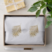 Glitterende Gouden Palmen Tropische Bruiloften Fee Tissuepapier (Geschenk)