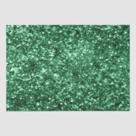 Glitterende groene kerst glitter tissuepapier