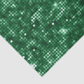 Glitterende groene kerst glitter tissuepapier (Detail)