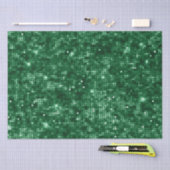 Glitterende groene kerst glitter tissuepapier (Craft)