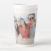 Glitterende harten Besties Latte Mok (Voorkant)