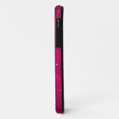 Glitterende Heet Roze Muzieknoot & Stiletto Hak Case-Mate iPhone Case (Achterkant/links)