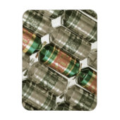 Glitterende kerst poppers magneet (Verticaal)