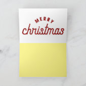 Glitterende Kerstbellen Kaart (Binnen)