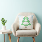 Glitterende Kerstboom Kussenhoes Kussen (Stoel)