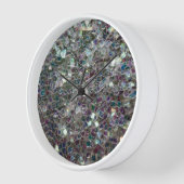 Glitterende kleurrijke zilveren mozaïek (Hoek)