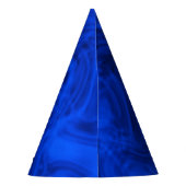 Glitterende Kroon Blauw Feesthoedjes (Achterkant)