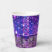 Glitterende lichten Papieren beker (Links)