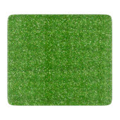 Glitterende Limoengroen & Zilver Glitters Snijplank (Voorkant)