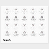 Glitterende Lippen Suiker Lippen Scrub Ronde Sticker (Vel)
