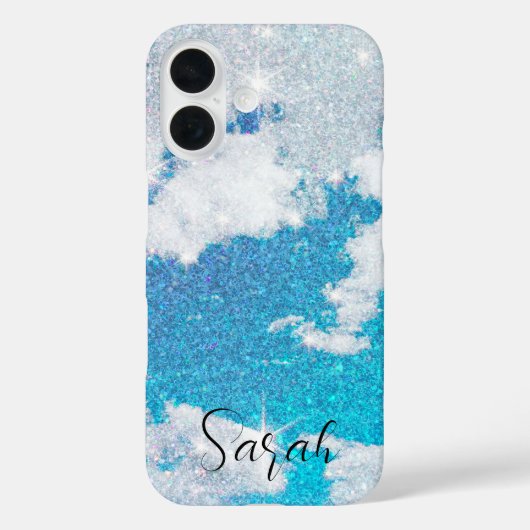 Glitterende Lucht en Wolken Case-Mate iPhone Case (Achterkant)