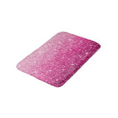 Glitterende Luxe Roze Gradiënt Badmat (Gekanteld)