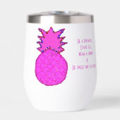 Glitterende magenta ananas (Voorkant)