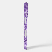 Glitterende Paarse Folie Meisjesachtige Naam Case-Mate iPhone Case (Achterkant / Rechts)