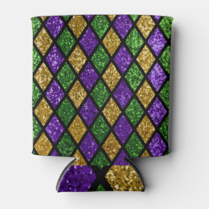 Glitterende paillettes diamanten, feestelijke acht blikjeskoeler