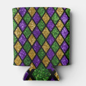 Glitterende paillettes diamanten, feestelijke acht blikjeskoeler (Achterkant)