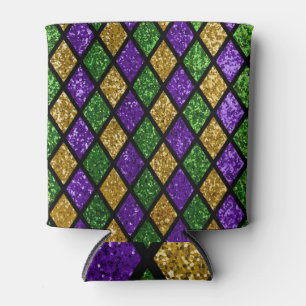 Glitterende paillettes diamanten, feestelijke acht blikjeskoeler