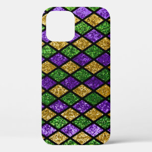 Glitterende paillettes diamanten, feestelijke acht Case-Mate iPhone case