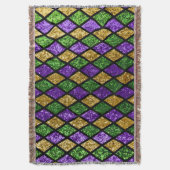 Glitterende paillettes diamanten, feestelijke acht deken (Voorkant Verticaal)