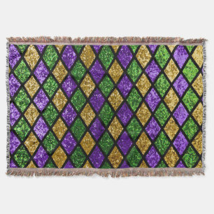 Glitterende paillettes diamanten, feestelijke acht deken